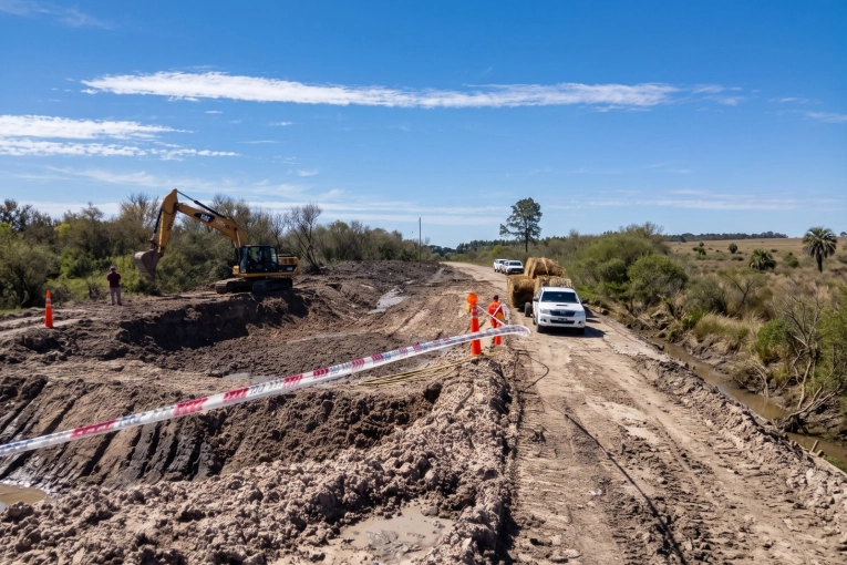 Inicia la construcción de una calzada sumergible entre Concordia y Federación Inicia la construcción de una calzada sumergible entre Concordia y Federación